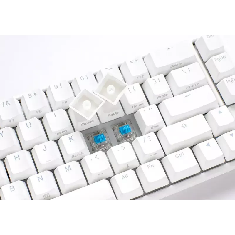 Ducky One 3 Classic Pure White SF -pelinäppäimistö USB Mechanical 67 näppäintä RGB