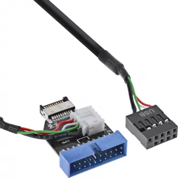 Sisäinen USB 3.1 / 3.0 sovitin InLine 33446A
