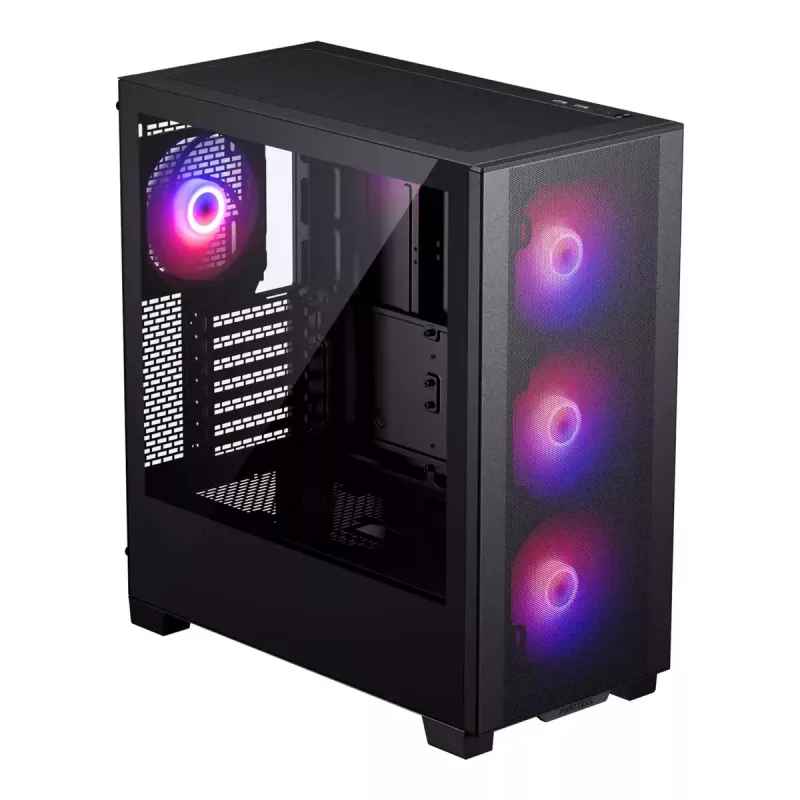 Phanteks XT Pro Ultra PH-XT523P1_DBK01 Midi Tower -tietokonekotelo, E-ATX, karkaistu lasi, D-RGB, musta