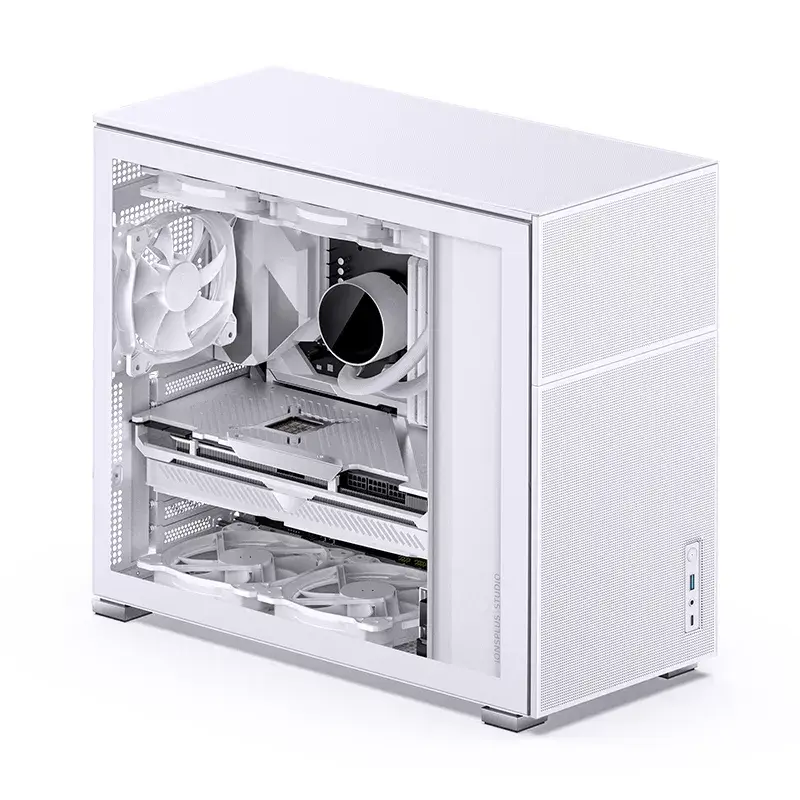 PC-kotelo Jonsbo D41 MESH Midi Tower valkoinen