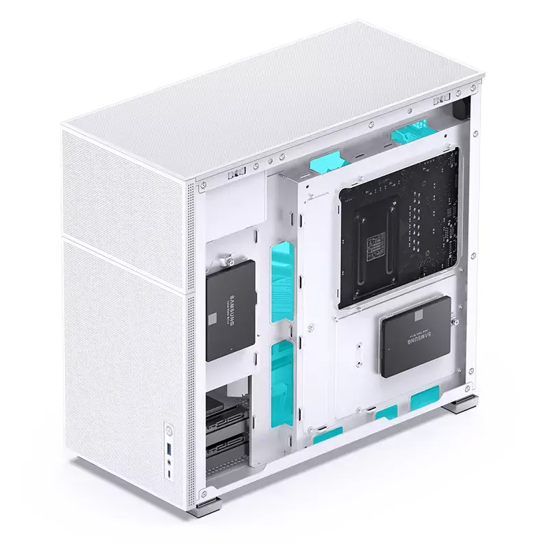 PC-kotelo Jonsbo D41 MESH Midi Tower valkoinen