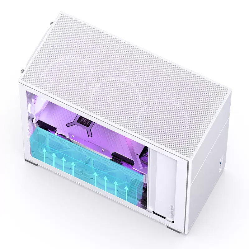 PC-kotelo Jonsbo D41 MESH Midi Tower valkoinen