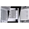 PC-kotelo Jonsbo D41 MESH Midi Tower valkoinen
