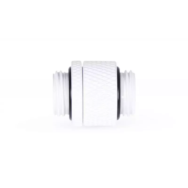 Alphacool Eiszapfen 17489 kääntyvä kaksoisnippa (adapteri) G1/4 ulkokierre – G1/4 ulkokierre, messinki, 22 mm, valkoinen