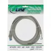 InLine verkkokaapeli S/FTP PiMF Cat.6A halogeeniton 500MHz harmaa 1m