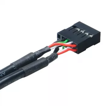 USB 3.0 - USB 2.0 adapterikaapeli Akasa AK-CBUB19-10BK