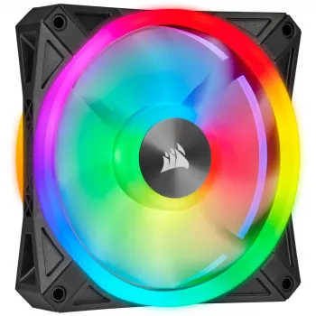 CORSAIR iCUE QL140 RGB 140mm PWM Dual Fan Kit Lighting Node Core