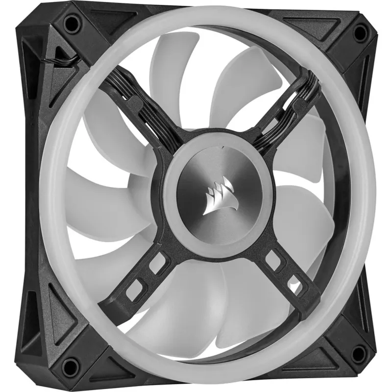 CORSAIR iCUE QL140 RGB 140mm PWM Dual Fan Kit Lighting Node Core