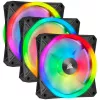 CORSAIR iCUE QL140 RGB 140mm PWM Dual Fan Kit Lighting Node Core