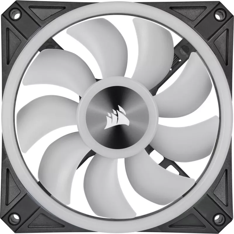 CORSAIR iCUE QL140 RGB 140mm PWM Dual Fan Kit Lighting Node Core