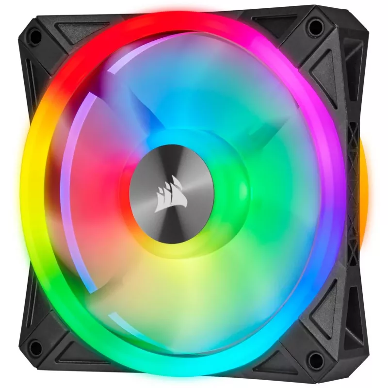 CORSAIR iCUE QL140 RGB 140mm PWM Dual Fan Kit Lighting Node Core
