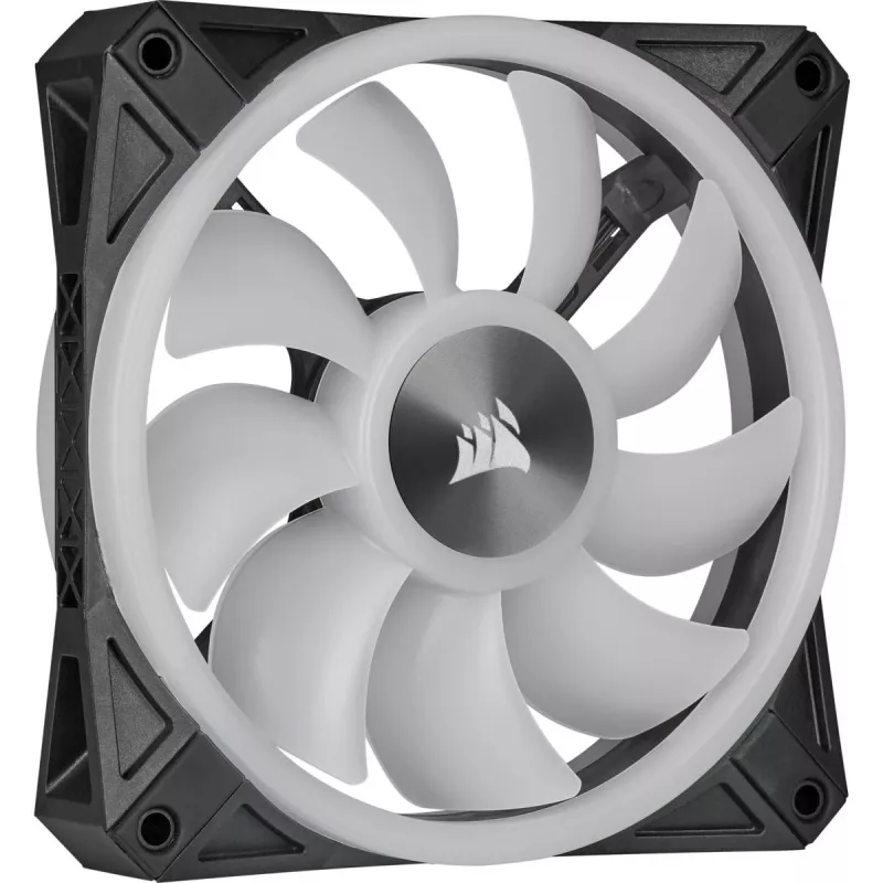 CORSAIR iCUE QL140 RGB 140mm PWM Dual Fan Kit Lighting Node Core