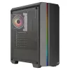 Aerocool GENESISV2BK PC ATX kotelo, etupaneeli LED ARGB tuuletin ARGB 12 cm, musta