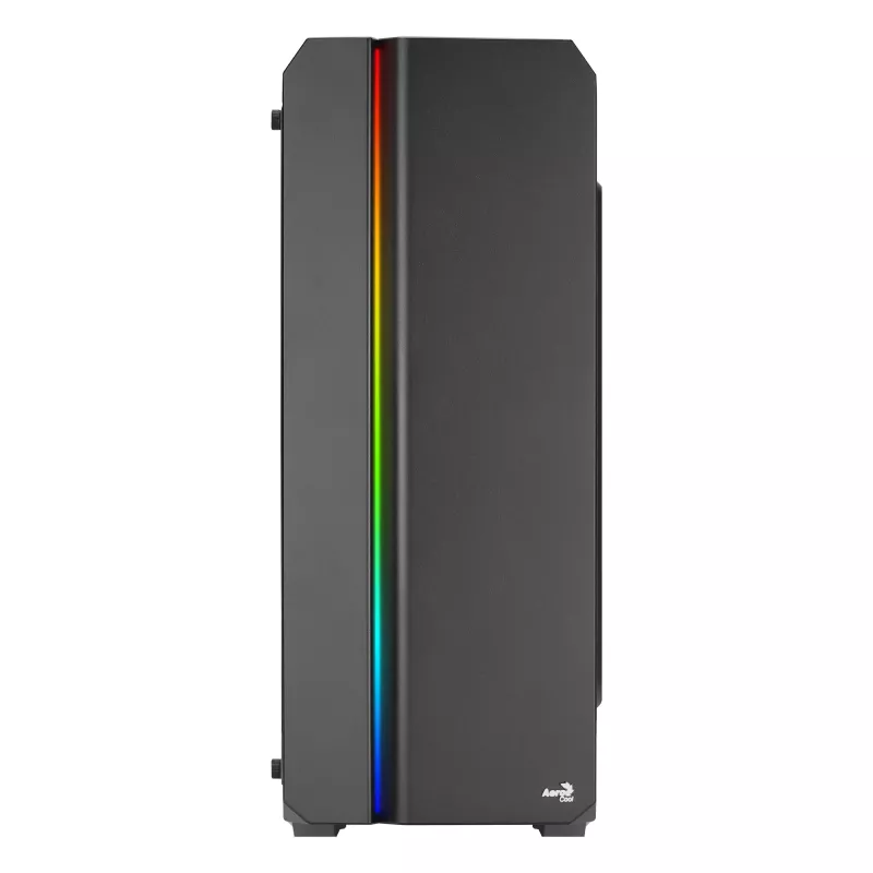 Aerocool GENESISV2BK PC ATX kotelo, etupaneeli LED ARGB tuuletin ARGB 12 cm, musta