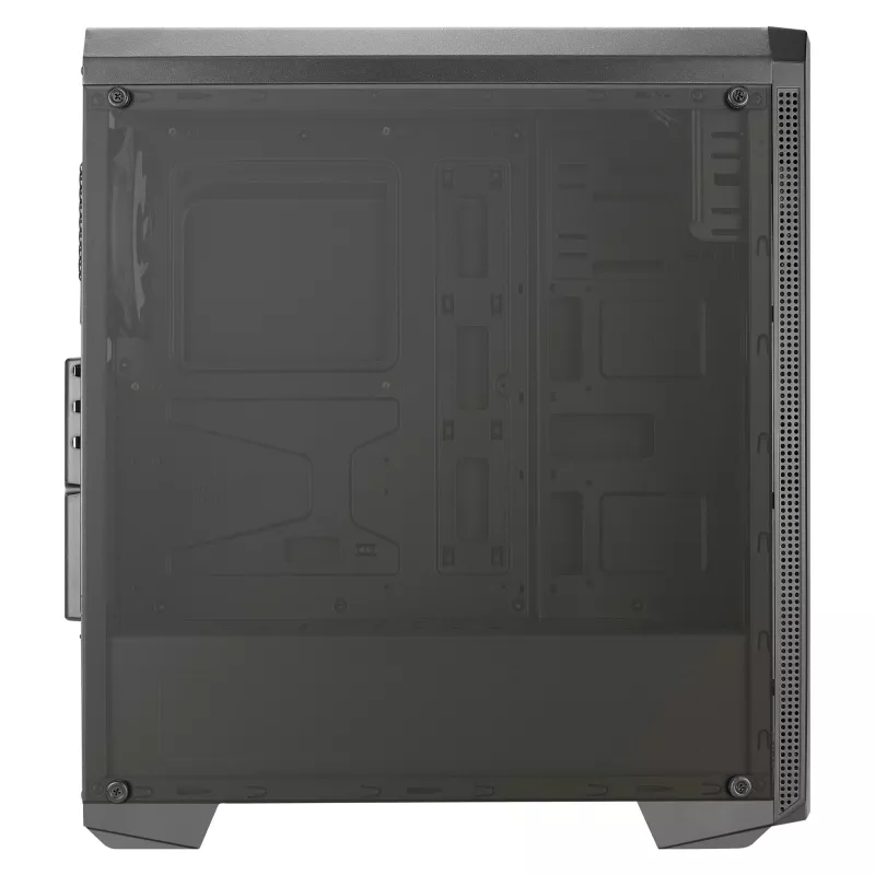Aerocool GENESISV2BK PC ATX kotelo, etupaneeli LED ARGB tuuletin ARGB 12 cm, musta