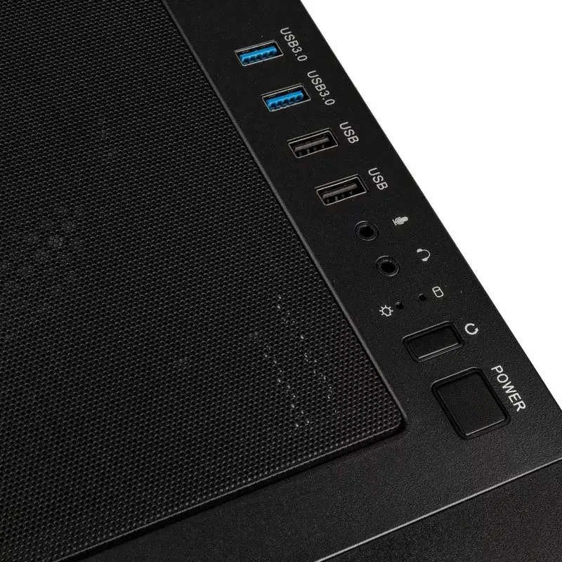 Kolink UNITY MESHBAY PERFORMANCE Midi Tower musta