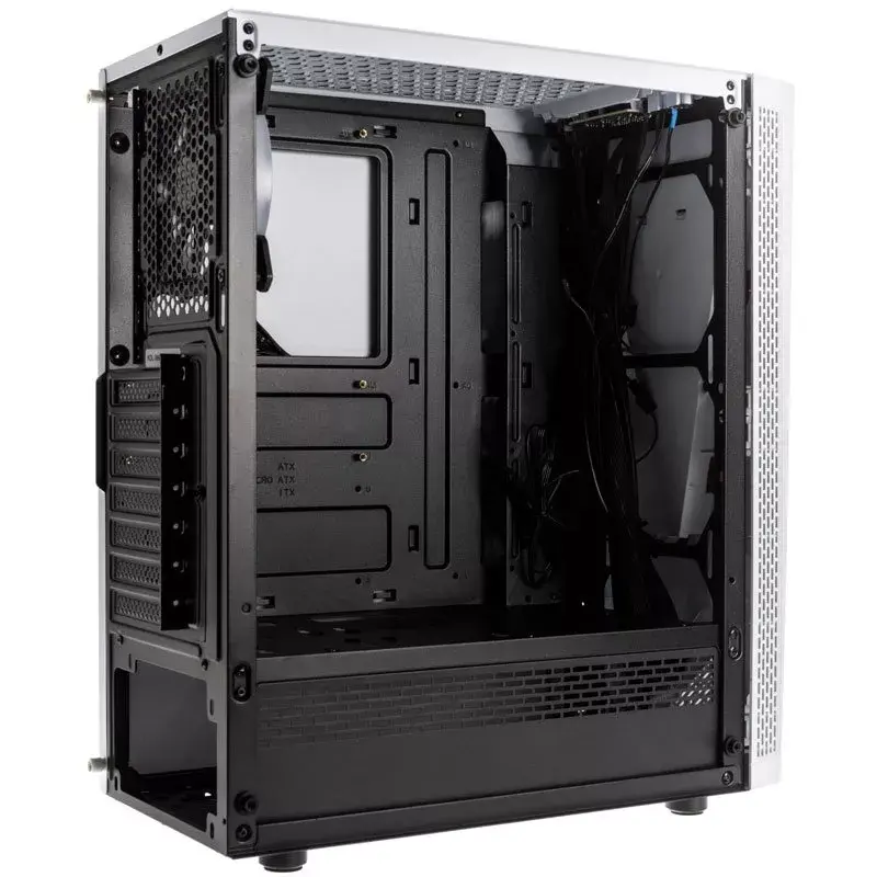 Kolink VOID WHITE Midi Tower tietokonekotelo valkoinen, musta