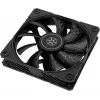 Kotelotuuletin SILVERSTONE SST-SF120B 120 mm musta — 120 mm:n jäähdytystuuletin PC-koteloihin