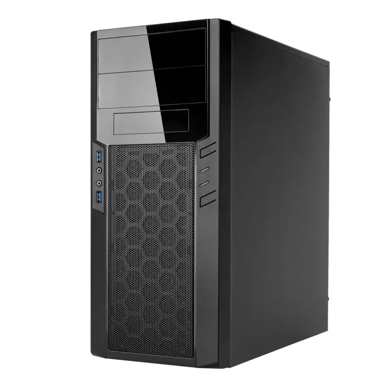 PC-kotelo Silverstone PS13 Mini Tower musta