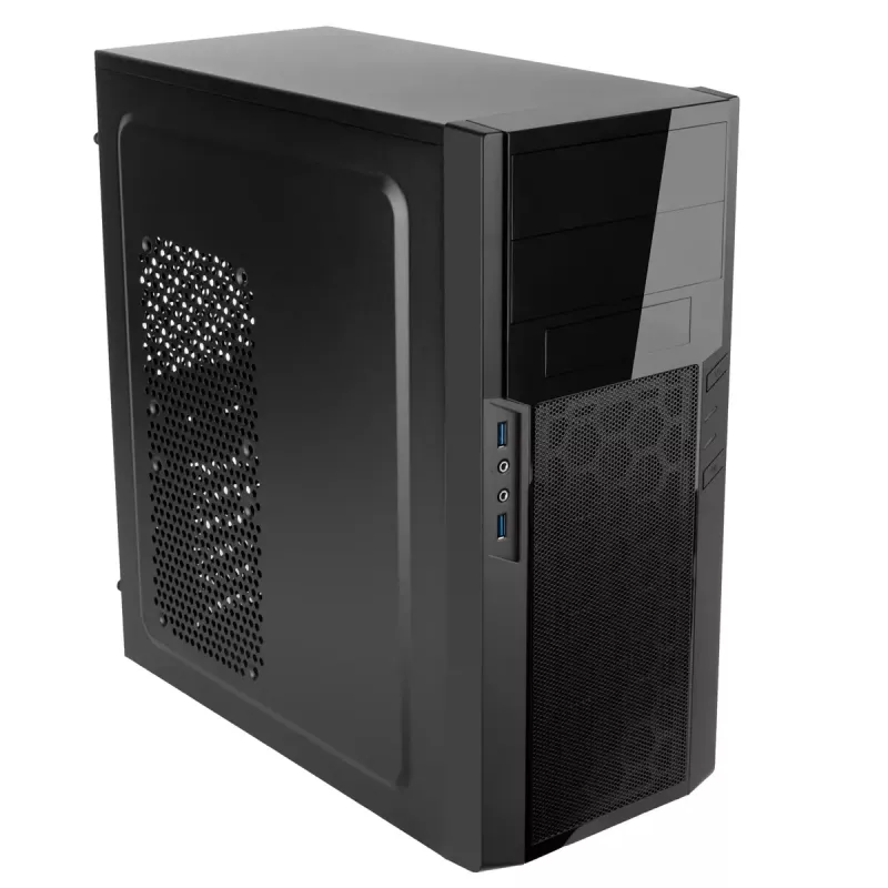 PC-kotelo Silverstone PS13 Mini Tower musta