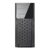 PC-kotelo Silverstone PS13 Mini Tower musta