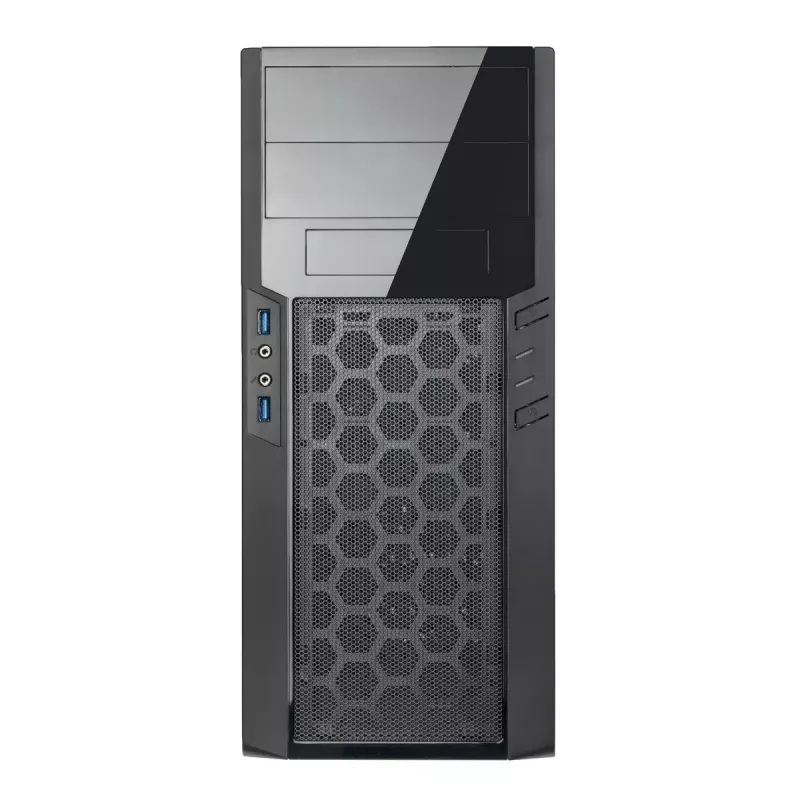 PC-kotelo Silverstone PS13 Mini Tower musta
