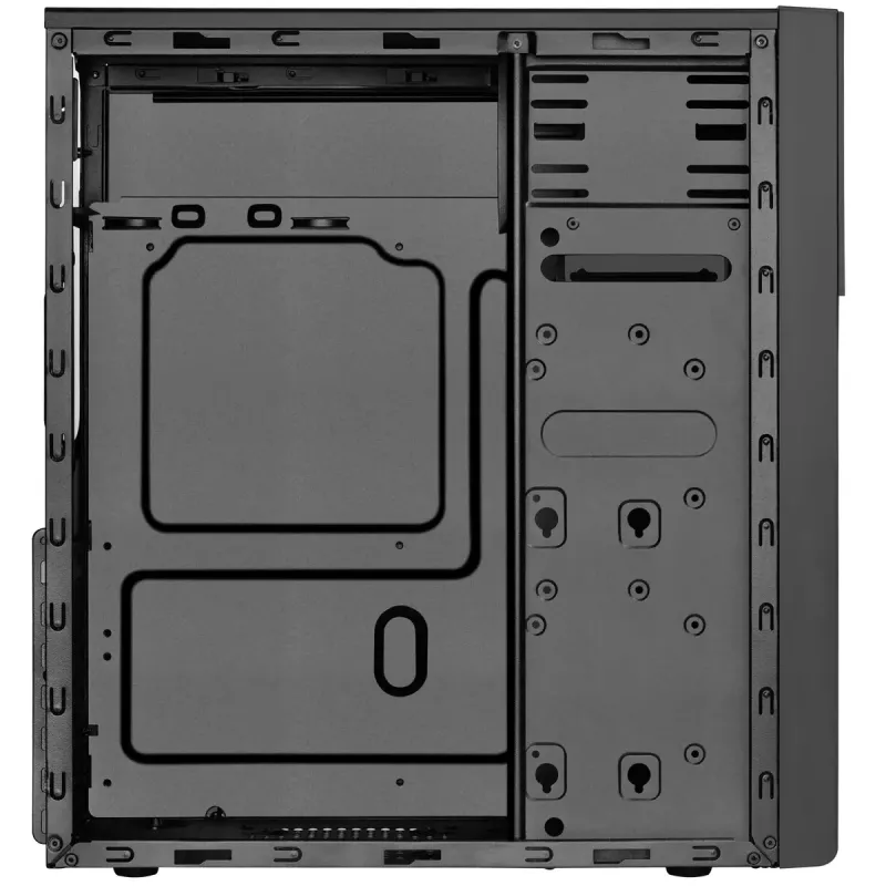 PC-kotelo Silverstone PS13 Mini Tower musta