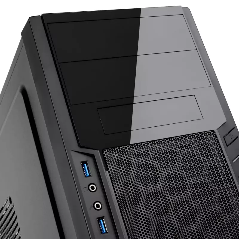 PC-kotelo Silverstone PS13 Mini Tower musta