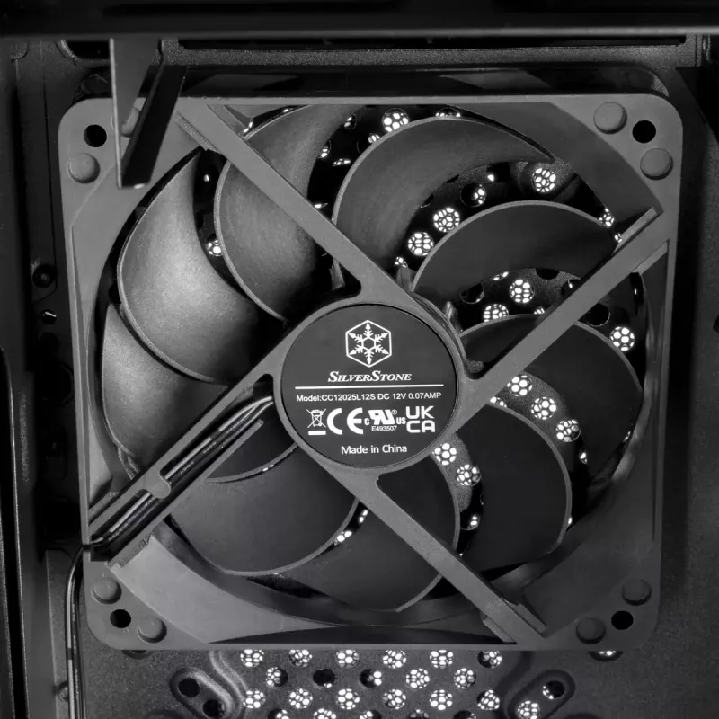 PC-kotelo Silverstone PS13 Mini Tower musta