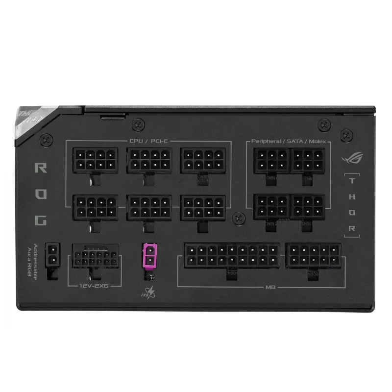 ASUS ROG -THOR-1200P3-GAMING virtalähde 1200 W 20+4 pin ATX ATX musta