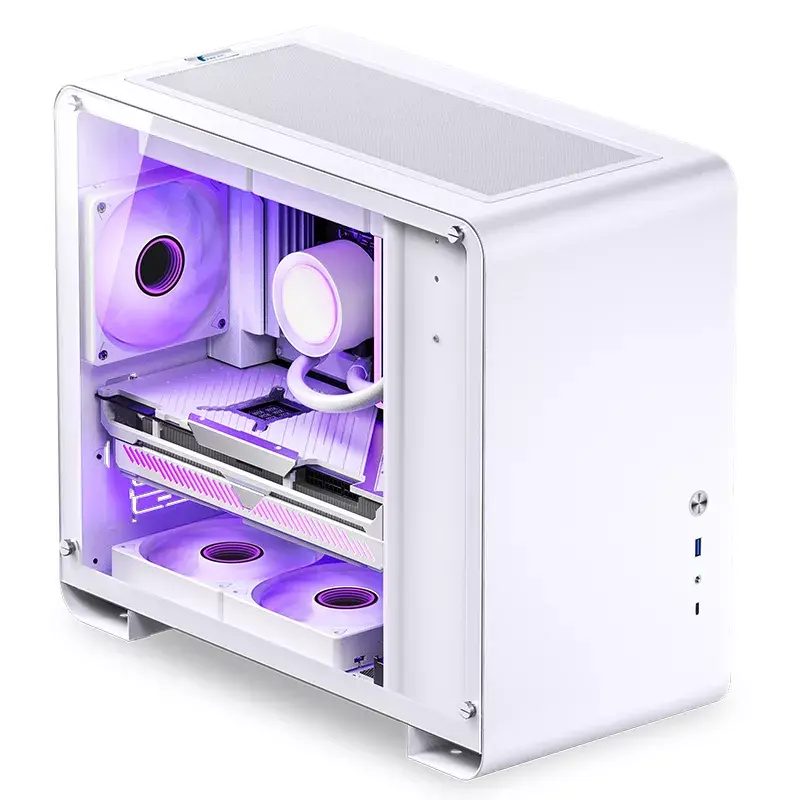 PC-kotelo Jonsbo U4 MINI WHITE Mini Tower valkoinen