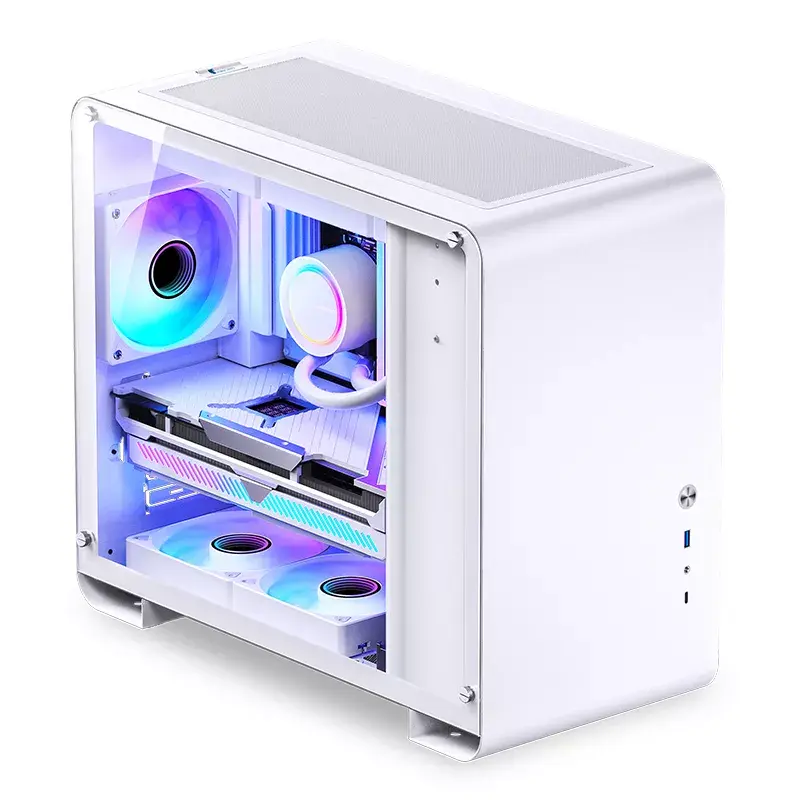 PC-kotelo Jonsbo U4 MINI WHITE Mini Tower valkoinen