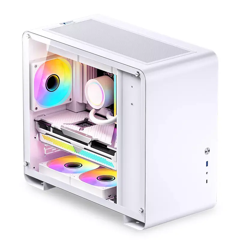 PC-kotelo Jonsbo U4 MINI WHITE Mini Tower valkoinen