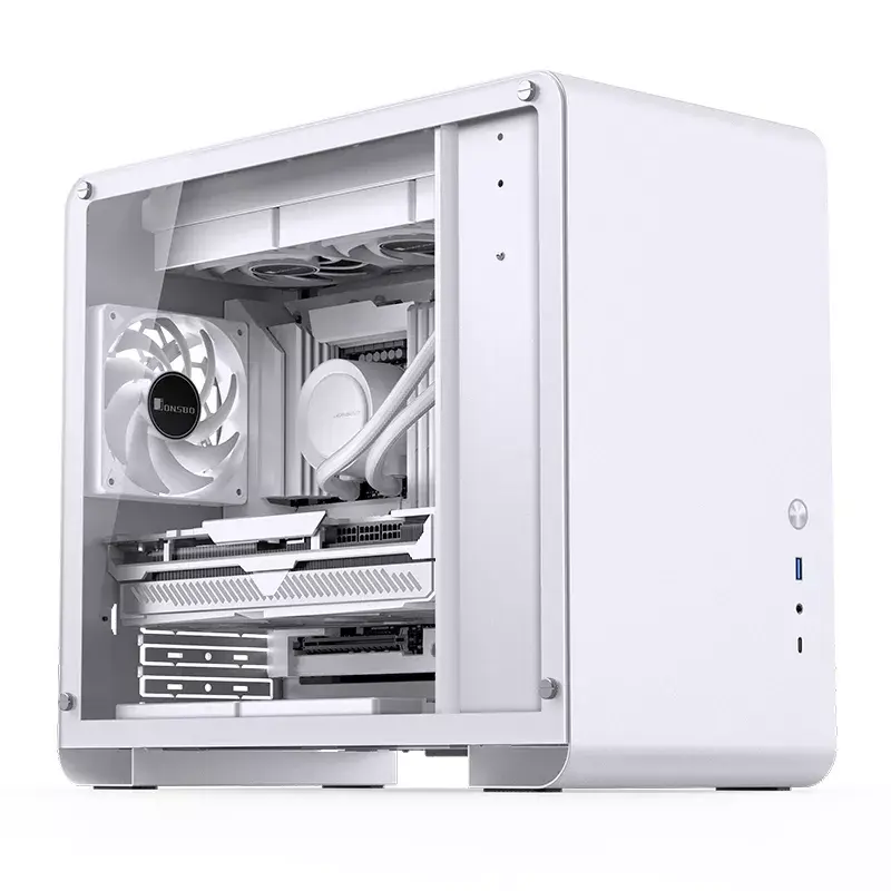 PC-kotelo Jonsbo U4 MINI WHITE Mini Tower valkoinen