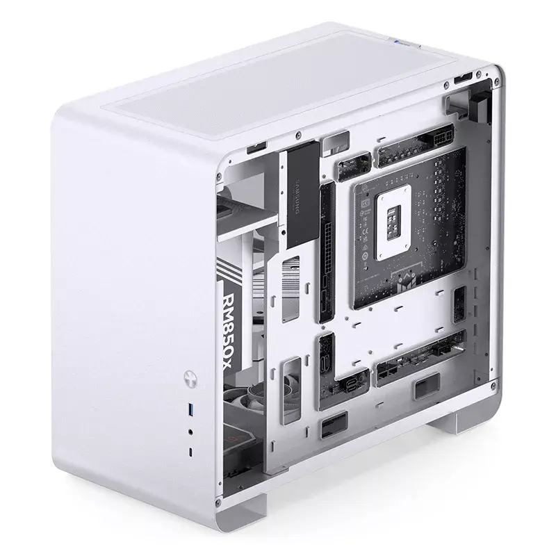 PC-kotelo Jonsbo U4 MINI WHITE Mini Tower valkoinen