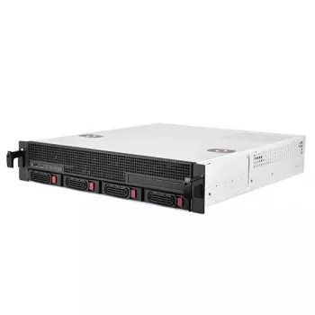 Palvelinkotelo Silverstone RM21-304 Rack valkoinen
