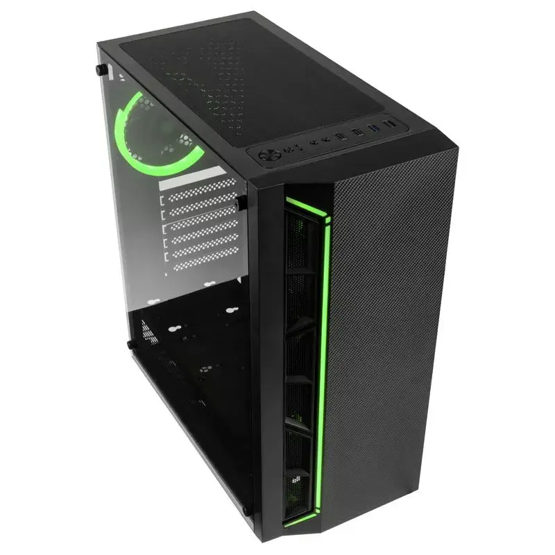 PC-kotelo Kolink Inspire K7 ARGB Midi Tower musta