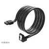 Sisäinen SATA-datakaapeli Akasa Proslim 90°-liitin, 100 cm