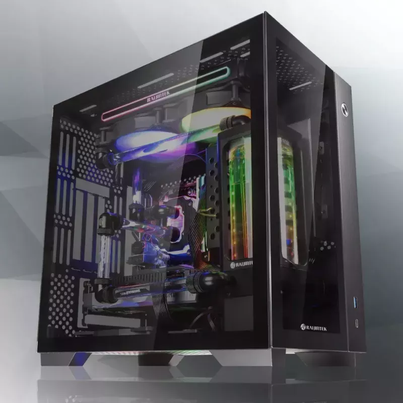 PC-kotelo RAIJINTEK PAEAN Mini Mini Tower musta