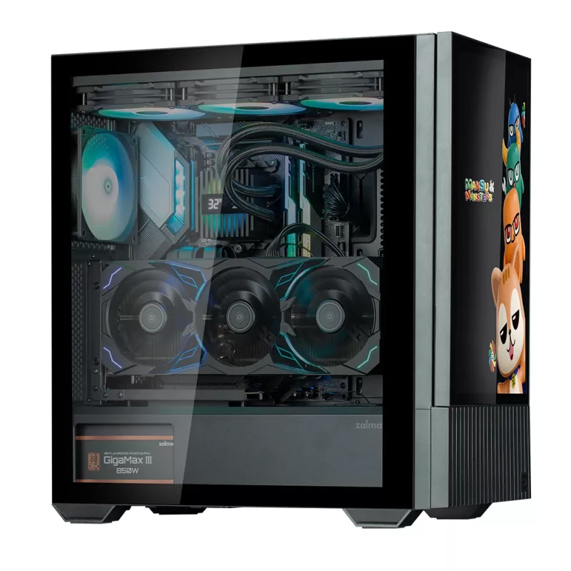PC-kotelo Zalman Z10 DS Midi Tower musta