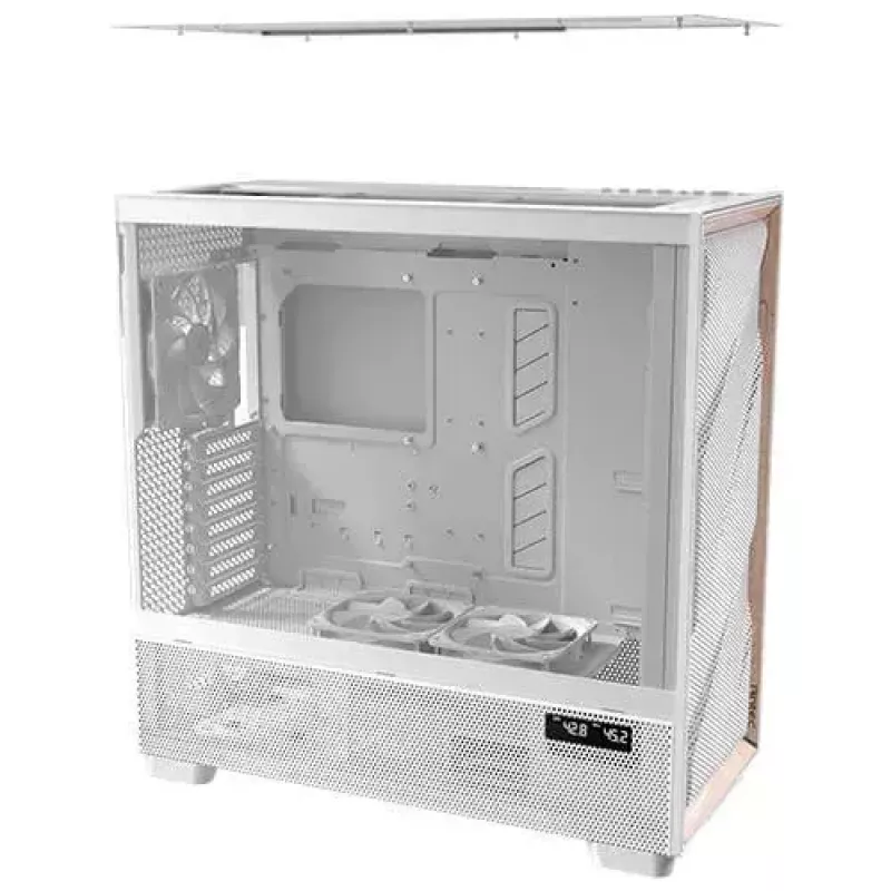 PC-kotelo Antec FLUX PRO White EUV Full Tower, valkoinen