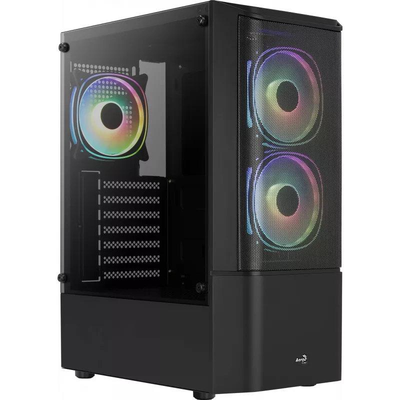 PC-kotelo Aerocool Quantum Mesh Midi Tower musta