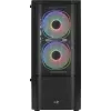 PC-kotelo Aerocool Quantum Mesh Midi Tower musta