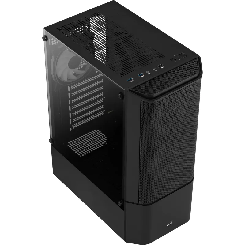 PC-kotelo Aerocool Quantum Mesh Midi Tower musta