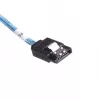 SilverStone SST-CPS05 Mini-SAS HD (SFF-8643) - SATA 7-pin -kaapeli sideband-signaaleilla, 4-kaistainen, SAS 12 Gbit/s, 0,5 m, musta