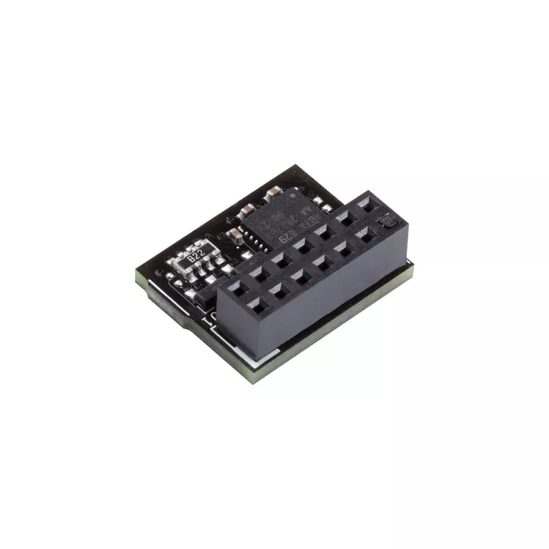 TPM-moduuli ASUS TPM-SPI 2.0, isäntäliitäntä SPI, leveys 16 mm, syvyys 13 mm