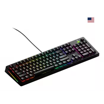 Mekaaninen Full-Size (100 %) langallinen näppäimistö GLORIOUS GMMK 3 — USB, QWERTY, RGB, musta (US-asettelu)