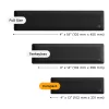 Rannetuki GLORIOUS Compact Fabric musta 65–75 % näppäimistöille GLO-KB-ACC-WR-CLTH-65-75-BLK