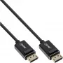 InLine DisplayPort 2.0 -kaapeli, 8K4K UHBR, musta, kultaiset liittimet, 1 m