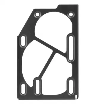 Asennussarja Silverstone FDP01 teräs musta 92x142x35mm